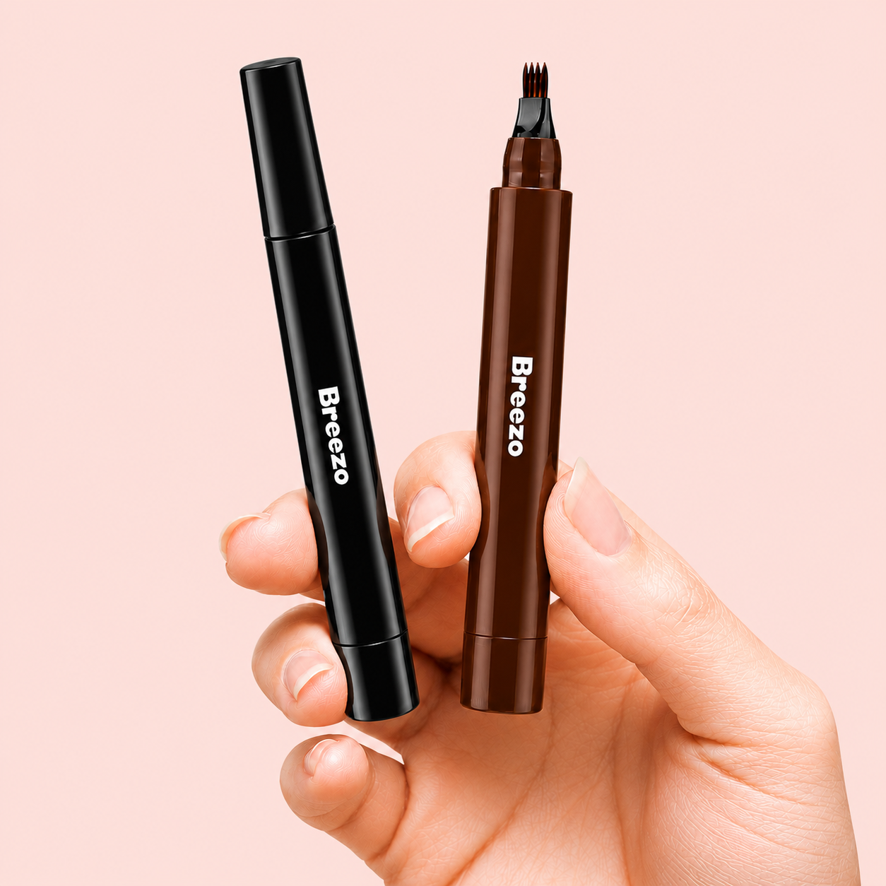 Precision Eyebrow Pen – Black & Brown - 2 PCS